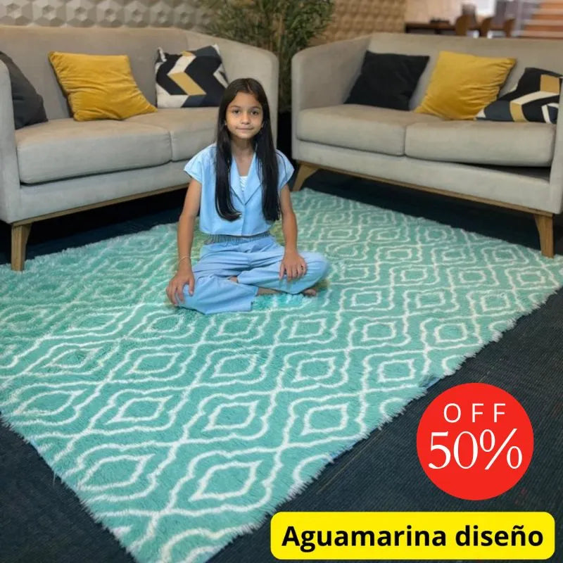 ALFOMBRA PELUDA ANTIDESLIZANTE 2M * 1.5M
