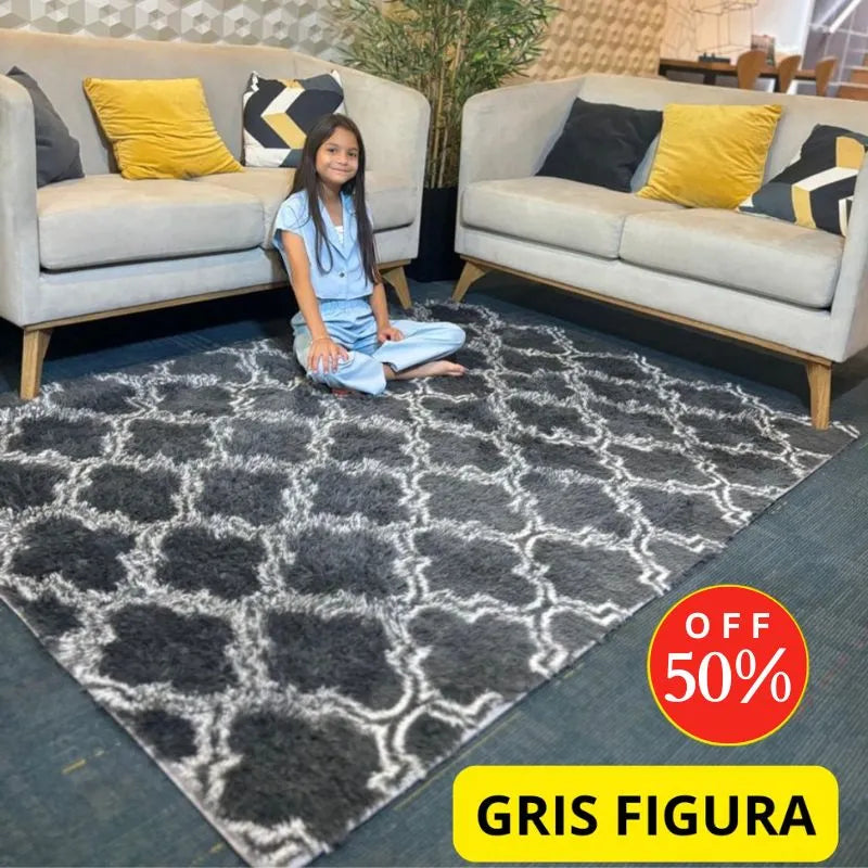 ALFOMBRA PELUDA ANTIDESLIZANTE 2M * 1.5M