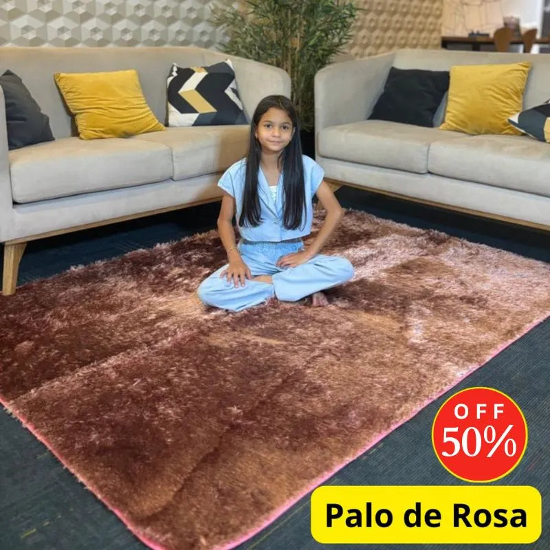 ALFOMBRA PELUDA ANTIDESLIZANTE 2M * 1.5M